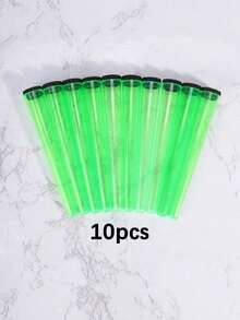 10 piezas, Tubo de almacenamiento cónico a prueba de humedad y de colores, Tubo de almacenamiento cónico, Accesorio portátil, Opción ideal para uso diario y vacaciones