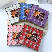 50 شمعة صغيرة بسيطة، لوازم حفلات وتجمعات يومية عادية، شموع خضراء/حمراء، شمعة واحدة تحترق لمدة 2-4 ساعات، ديكور شموع رومانسي لهدايا الزفاف والعشاء وأعياد الميلاد والتخرج - متعدد الألوان - مشاهدة 1