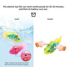 4-Color Electric Simulation Fish Cat Toy, Automatic Swimming Fish Toy, Sensing Swaying Fish Toy That Glows, Includes Batteries