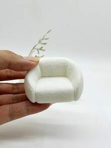 Ghế sofa nhựa cho nhà búp bê, mô hình sofa thu nhỏ, sofa thu nhỏ thực tế, ghế đôn thư giãn thu nhỏ trang trí, thích hợp để trang trí nhà mô hình. - Nhiều màu - Xem 12
