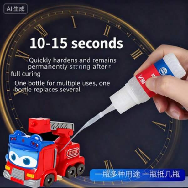 Pegamento instantáneo, adhesivo de alta resistencia, de bajo olor y secado rápido, pegamento original impermeable, pegamento universal de alta resistencia y fijación rápida