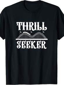 Till Seeker Roller Coaster Amut Theme Park T-Shirt - 款式7 - 查看 1