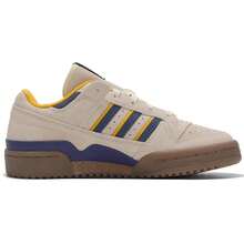 Adidas Originals FORUM LOW CL Unisex Casual Shoes, Lightweight, Breathable, Durable, Low-Top Sneakers JQ2655 - Wonderful White/Soft Violet/Soft Yellow - View 2