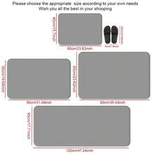 1/2/3pc Red Heart Valentine's Day Flannel Door Mat Set - Non-Slip Washable Kitchen Runner Rug, Welcome Door Mat For Christmas & Valentine's Home Kitchen Decor - Red Heart - View 8
