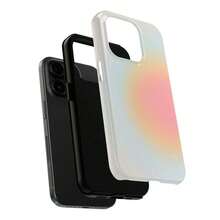 ELIXRE AURA Rainbow  Case, Aesthetic Protective Case Custom Cute Tough Protective Multi Layer  Case,  15-  XS  16 Pro Max  CasesRetro Fashion Simple Cute Phone Case,Valentine's Day Gift,Holiday Gift - 款式1(1件) - 查看 3
