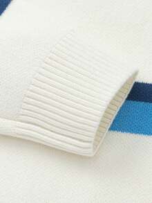 Balabala BalaOne Kids Knit Sweater, Girls 2025 Winter, Soft Cozy Pullover - Blue Tint - View 7