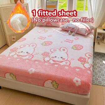 1 pieza Funda de colchón ajustable con estampado de copos de nieve, gruesa, suave y transpirable, con tacto cálido y que absorbe la humedad, antideslizante, fácil de quitar y lavar a máquina, adecuada para todas las estaciones, 11 pulgadas de profundidad