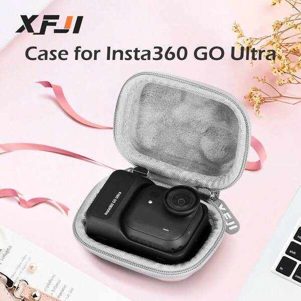 XFJI XFJI Aufbewahrungstasche Etui für Insta360 GO Ultra tragbare Box Sportkamera wasserdichte Schutzhülle Zubehör