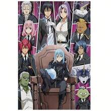 Reincarnated As A Slime Season 2 Canvas Poster, High-Quality Waterproof Wall Art, Unframed Print For Home Decor - A - View 1