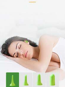 60/120pcs Noise Reduction Earplugs, Soundproof Sleep Earplugs Anti-Noise, Silent Earplugs, Unisex, Soft And Comfortable Wearing Experience, Sponge-Like Texture, Slow Rebound, Long-Term Wearing Without Ear Pain