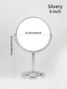 RANCAI 3/4/5/6/7/8 Inch Classic Round Desktop Makeup Mirror With Magnification, Large Double-Sided 360° Swivel Free Standing Vanity Mirror, 1X/2X Magnifying Mirror With Stand For Dressing, Bathroom, Bedroom, No Light,Cheap,Stocking Stuffers,Makeup,Makeup Tools,Cheap Stuff,Gifts,Gifts For Women,Christmas Gifts - Multicolor - View 20
