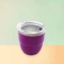 1pc2025 Popular Coffee Cup, Milk Cup, Solid Color Design, More Advanced And Fashionable, Simple Cup Surface, Versatile And Atmospheric, Suitable For Carrying Various Fruit Juices, Coffee, Milk Tea When Going Out - Multicolor - View 9
