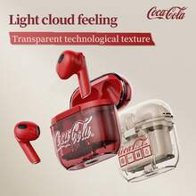 Coca Cola T36S 复古 TWS 无线蓝牙 5.4 半入耳式耳机，超长续航，超轻便携，带麦克风 - 均碼 - 查看 7