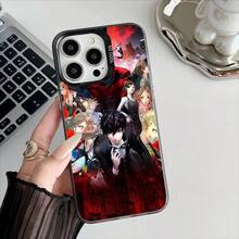 Funda de Teléfono con Patrón de Anime Cool de Persona 5 Compatible con Apple 11 12 13 14 15 16 17 Pro Max Plus Procesamiento de Recubrimiento Protector - Z6 - Ver 9