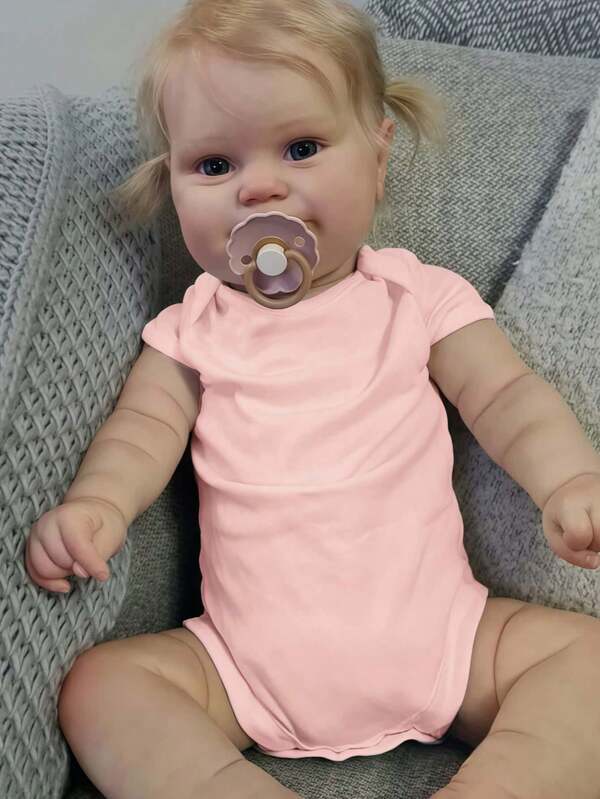 Muñeca bebé recién nacido realista de 51 cm (20 pulgadas) de vinilo completo que se puede bañar - Muñeca bebé realista ideal como regalo de Navidad/Cumpleaños/Acción de Gracias, Muñeca de arte de colección