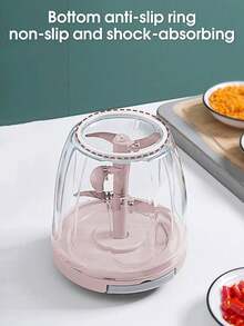 手持式蔬菜切碎器，果蔬绞碎/切片器，适用于家庭/餐厅厨房，方便易用；便携式蒜蓉压榨器，适用于洋葱、蔬菜、生姜、水果、坚果、香草等。 - 彩色 - 查看 9