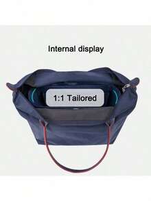 Organizador de Bolsa em Feltro, Inserção para Bolsa de Maquiagem Feminina, Divisória para Bolsa de Cosméticos, Organizador de Cosméticos, Presentes para Mulheres, Presentes para Homens - Castanho - Ver 4