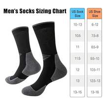 JOYNÉE 5/10 Pairs Mens Lightweight Athletic Crew Socks Cushioned Breathable Long Socks For Sports Running{"Color_name":"Multicolor2(5Pairs)","Size_name":"Large"} - Nhiều màu 2 (5 cặp) - Xem 7