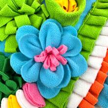 KM-P Soft Fleece Snuffle Mat For Puppy & Small Pets – Colorful Foraging Toy For Rabbit, Hamster & Chinchilla