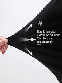 4pcs Women's Outdoor Shorts With Pockets, High Elastic Quick-Dry Breathable Sports Shorts For Running, Workout, Pilates, Yoga, Cycling, Soft And Comfortable Compression Waist Shorts - Black - View 9