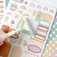 Bộ 1700 miếng dán lập kế hoạch cho các lễ hội và lịch trình, nhãn dán ghi nhớ và ghi chú, nhãn dán chủ đề Bohemian, nhãn dán chấm bi, nhãn dán theo mùa, nhãn dán nhắc nhở tiện lợi, dùng để làm sổ lưu niệm, nhật ký, trang trí ốp điện thoại và hành lý. Giúp bạn lập kế hoạch cụ thể, quản lý thời gian, nâng cao hiệu quả, rèn luyện tính kỷ luật và cuối cùng hiện thực hóa ước mơ và mục tiêu của mình. Văn phòng phẩm dùng cho sổ lưu niệm. - màu xanh lá - Xem 7