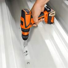 100pcs/Set Hex Head Self-Drilling Screws With Sealing Washers, Cross Drive, Outdoor Use, Waterproof & Rust-Resistant Metal Roofing Screws, Grade 5 Manufacturer - Multicolor - View 1