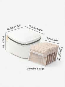 1个优雅便携式皮革首饰盒，适合存放耳环和项链，时尚配饰收纳方案，附赠防尘袋，非常适合旅行和居家收纳，时尚奢华的设计，是时尚爱好者的理想之选，也是生日、周年纪念日和特殊场合的完美礼物。