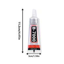 1 pièce-B7 Colle de strass transparent fait main - Colle de réparation de chaussures haut de gamme - Forte, douce, imperméable et flexible, convient pour les chaussures de sport et la réparation de chaussures - Idéal pour la réparation de chaussures DIY et la fabrication de chaussures - Convient également pour la réparation de téléphones portables, la bijouterie, les pierres précieuses, la nail art, la pierre, le bois, le verre, etc. Un incontournable pour la rentrée scolaire.