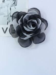 Handmade Exaggerated Multi-Layer Rose Tulle Flower Brooch, Hair Clip, Hat, Clothing Decoration For Women - Camellia - View 35