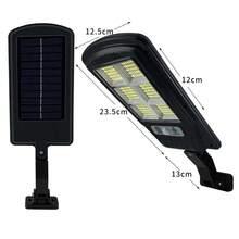 99000LM LEDs Solar Powered Outdoor Wall Lights, 3 Lighting Modes, Motion Sensor, Durable ABS & Metal Construction - Solar Garden Decorations For Porch, Yard, Street Lighting - 黑色 - 查看 11