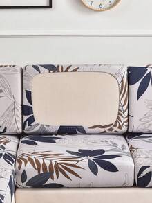 1 Stück Polyester Sofakissenbezug mit Muster, elastischer Sofabezug rutschfest, Sofaüberwürfe für Wohnzimmer, Schlafzimmer, Outdoor-Sofa, Schutz vor Haustierflecken, 4-Jahreszeiten Sofasitzkissenbezug für L-förmige Einzelsitze, Relaxsessel und 2/3/4-Sitzer Sofas, Herbst Heimdekoration Sofaüberwurf - Verschiedenfarbig - Übersicht 9