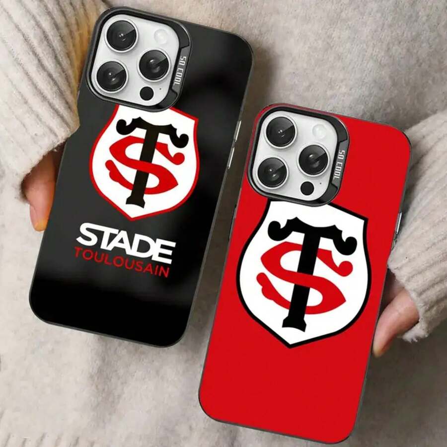 Custodia per telefono Stade-Toulousain compatibile con 17, 16, 15, 14, 13, 12, 11 Pro MAX, con retro opaco antiurto e anti-caduta, compatibile con custodia 17 Pro, 17 Pro Max, 17 - Z4 - Visualizzare 1