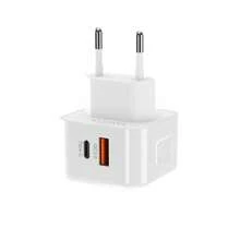 Enchufe USB-C de 20W, compatible con carga rápida de Apple, enchufe estándar europeo, compatible con Galaxy S25 S24 S23, compatible con 16/15 pulgadas, admite carga rápida, cargador de pared con puerto dual USB-A+C (incluye 2 cables de carga y 1 cargador) - Enchufe EU Tipo C(220-240V) - Ver 8