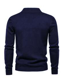 Nuevo suéter de cuello alto suave para otoño/invierno, jersey de punto casual y cálido para uso diario