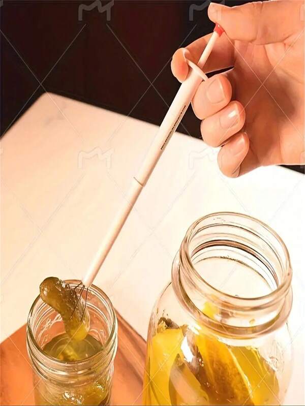 1 Stück Plastik Luxus Kimchi Zange/Kimchi Aufhebewerkzeug, Kimchi Utensil, Kimchi Glas, Kimchi Löffel, Küchenhelfer, Kimchi Spatel, funktionales Design, praktisches Essgeschirr, Lebensmittel-Material, hochwertige Utensilie, Einlegezubehör, Glas Spatel, Lebensmittelzubereitung Werkzeug, Einkochen Liebhaber