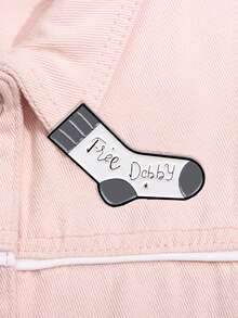 1PC Kawaii Socks Enamelled Brooches Cute Magic Pins Clothing Backpack Lapel Badges Fashion Jewelry Accessories For Friends Gifts - Multicolor - View 9