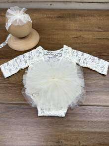 Rekwizyty do fotografii noworodkowej, spódniczka tiulowa dla dziewczynek, prezenty na baby shower