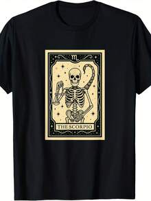 The Scorpio Tarot Card Halloween Spooky Gothic Witchy T-Shirt - 款式27 - 查看 1