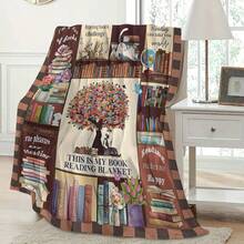 GEL HUT MUN Modern Style Washable Wool Blanket: Suitable For Reading, Bedtime Or As Holiday Gift - Comfortable Blanket For All Seasons, Plush Throw Blanket, Bedding, Sofa Cover - Multicolor - View 11