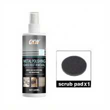 通用金属除锈剂，不锈钢厨具翻新，浴室淋浴镀铬部件除锈和翻新，适用于炉灶、烟囱、锅碗瓢盆、水槽，以及汽车和摩托车维护