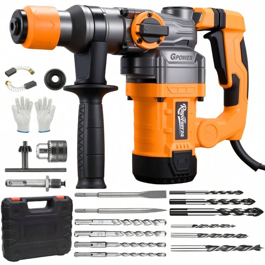 Rotomartillo Martillo Alta Potencia Industrial Con 2200w