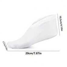 2 件硅胶保湿足袜，高弹力压力袜（适用于龟裂足部），足部护理袜，按摩保湿凝胶袜，足部护理袜工具，适用于皮肤干燥、足部干燥、皮肤粗糙的男性和女性，家庭足部护理，与您最喜欢的乳液和面霜一起使用，足膜袜