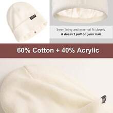 Women Beanie Hat - White - View 3