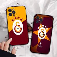 Coque de téléphone compatible avec Galatasaray Club pour 16 15 14 11 12 13 Mini Pro XS Max, 6 7 8 Plus X, 17 Pro, 17 Pro Max, 17, 16 Pro - Z5 - Voir 8