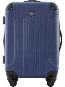¡Recomendado Travelers Club Luggage Chicago 20 pulgadas maleta de mano expandible, negro, una sola talla! - Azul Marino - Ver 10