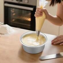 1 Peça/4 Peças/8 Peças, Fôrma de Bolo de Liga de Alumínio de Alta Qualidade de 4 Polegadas, Fôrma de Queijo, Fôrma de Patch, Fôrma de Sobremesa, Design de Bottom Fixo, Antiaderente, Adequada para Bolos de Aniversário, Queijo, Pastelaria, DIY de Cozimento, Perfeita para Ação de Graças, Dia dos Namorados, Dia das Mães e Reuniões Familiares.