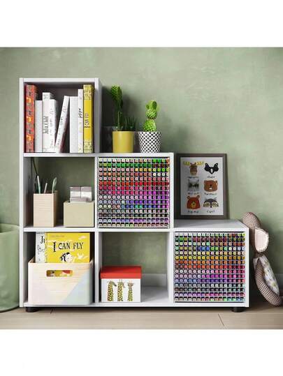 Високоякісна полиця для зберігання маркерів з ПВХ, збільшена та потовщена, зі 120/180/240 отворами, для зберігання маркерів, акварельних пензлів, крейди, кольорових олівців, полиця для зберігання на офісному столі, легко встановлюється та кріпиться.