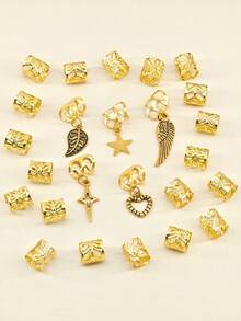 26 pezzi Set di accessori per capelli con anelli in lega a tema sole, stile misto, gioielli per capelli per trecce, per ragazze e donne boho, calze natalizie, riempitivi per calze natalizie, riempitivi per calze natalizie per donne, regali di Natale, regali, riempitivi per calze natalizie, regali per donne, regalo, regalo di Natale, riempitivi per calze natalizie per adulti, riempitivi per calze natalizie per adulti, accessori per capelli, accessori per donne, riempitivo per calza, accessorio per capelli per la maggiore età, accessori per capelli natalizi, idee regalo per donne, riempitivi per calze natalizie per la bellezza