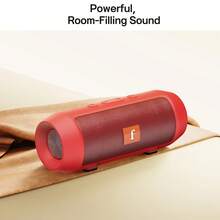 Speakers Bluetooth Wireless(Halloween Special Offer)Portable Outdoor Speaker With Hi-Fi Audio, Up To 12 Hours Battery Life - Đỏ - Xem 6