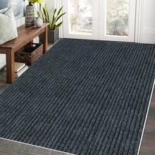 Grand paillasson pour porte d'entrée, tapis d'accueil antidérapant pour entrée intérieure, design avec support, lavable en machine, convient pour la zone d'entrée - Multicolore - Voir 38